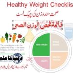Healthy Weight Checklist