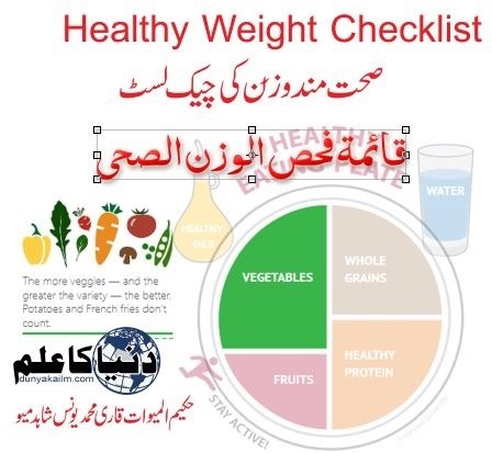 Healthy Weight Checklist
