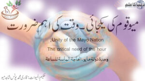 Unity of the Meo Nation. The critical need of the hour