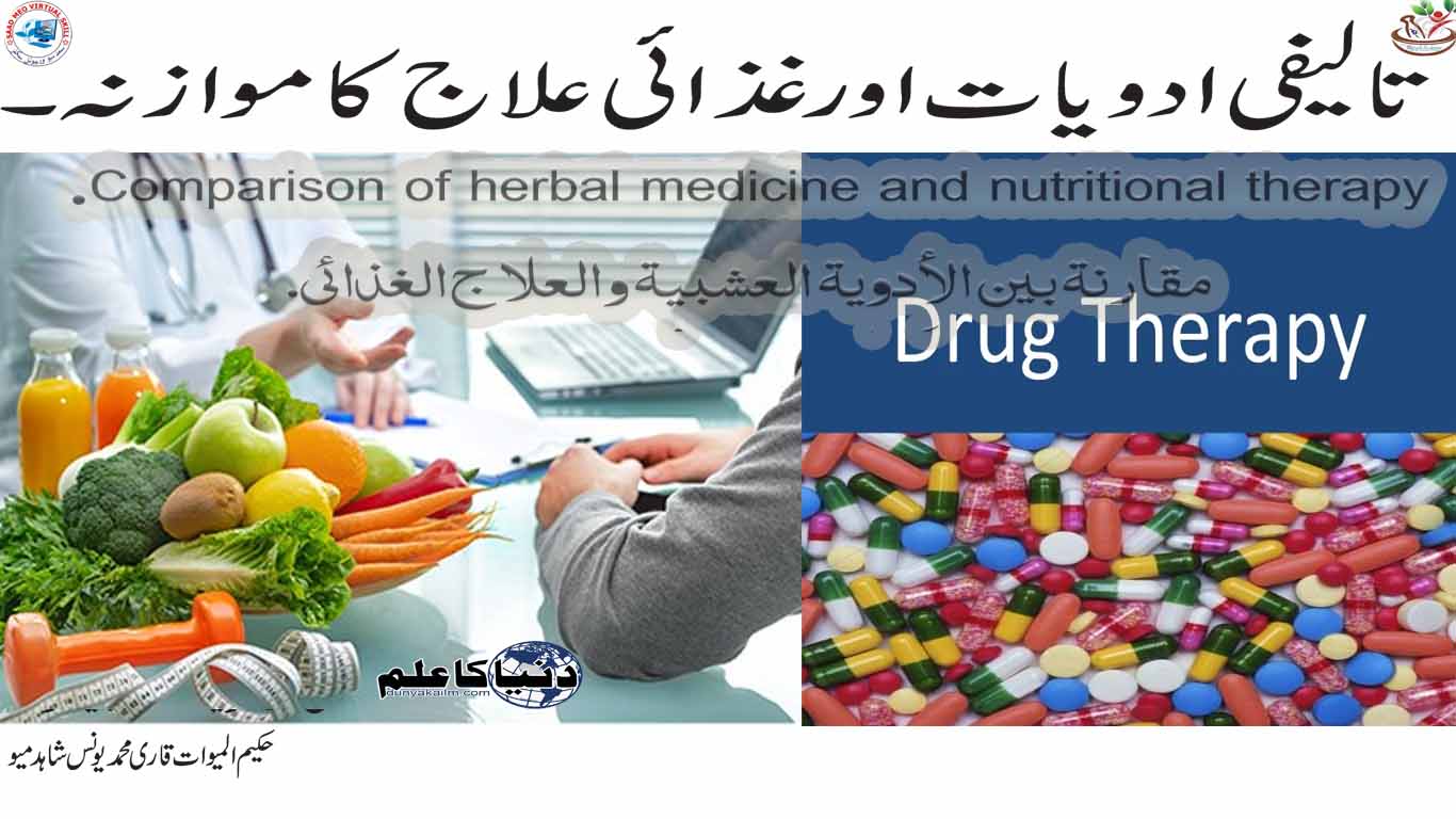 Comparison of herbal medicine and nutritional therapy.
