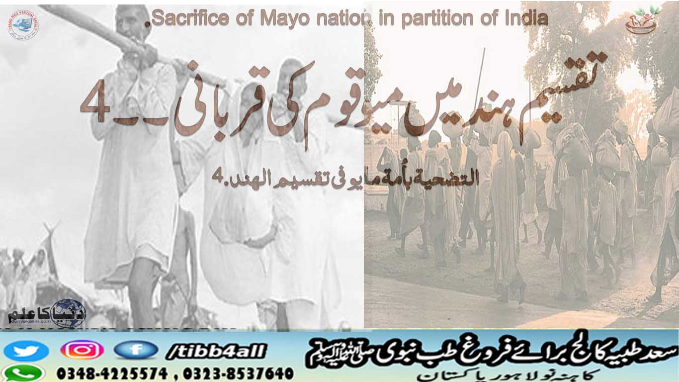 Sacrifice of Meo nation in partition of India4