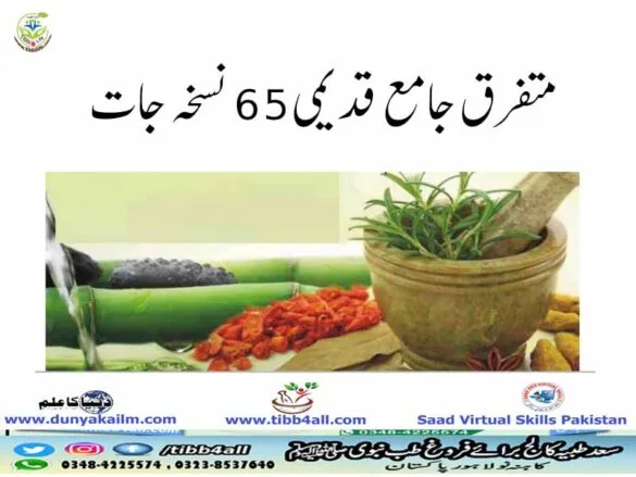 متفرق جامع قدیمی65 نسخہ جات