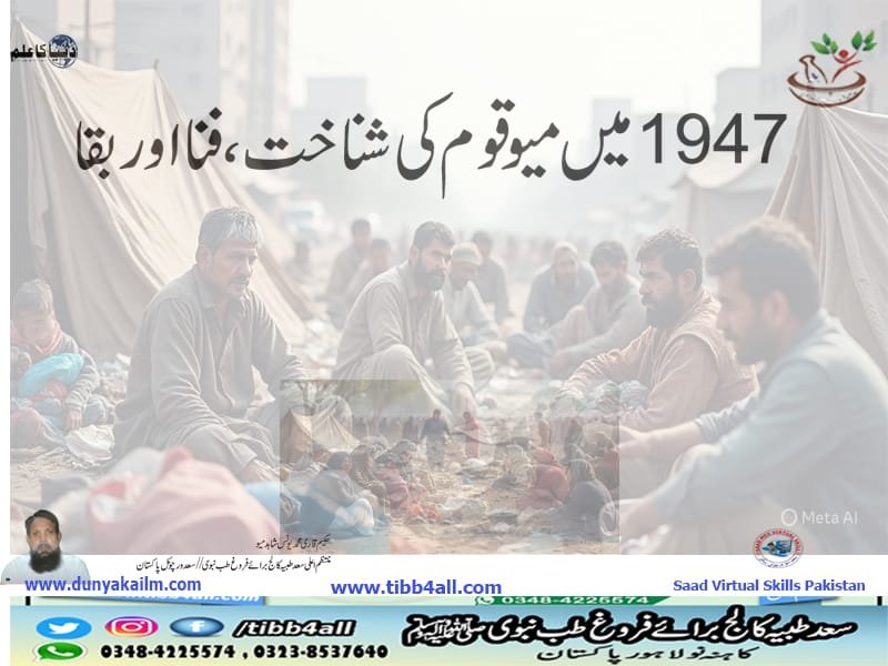 1947 میں میو قوم کی شناخت، فنا اور بقا