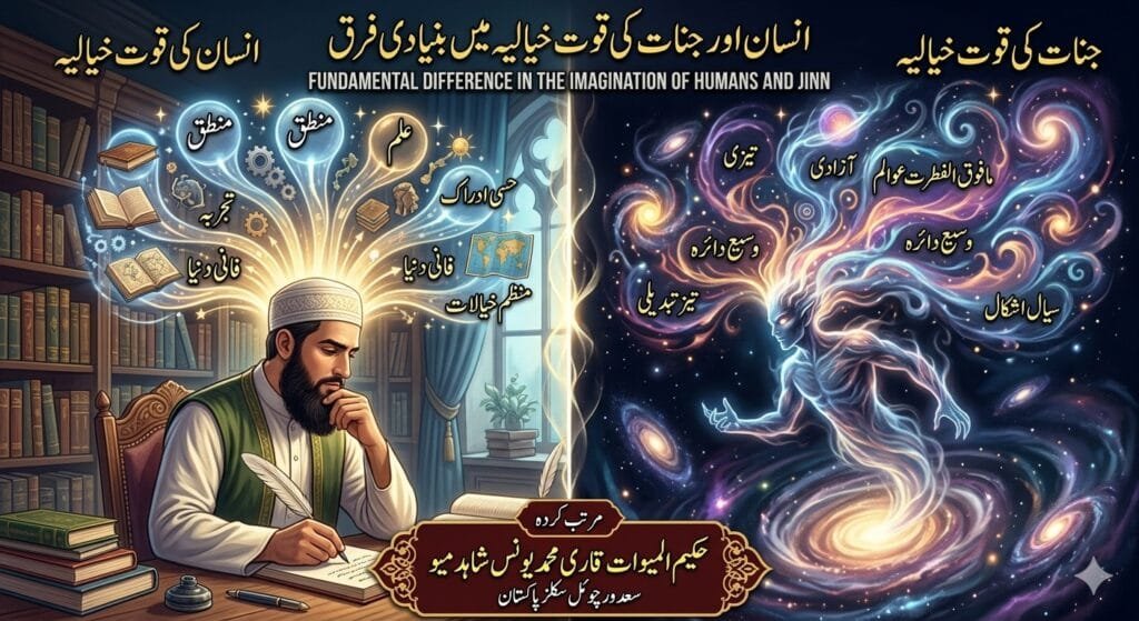 انسان کی قوتِ خیالیہ جنات کی قوتِ خیالیہ میں بنیادی فرق
