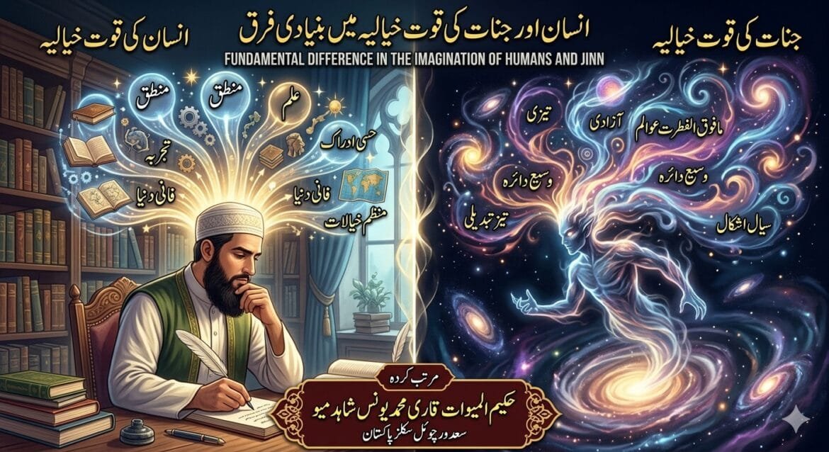 انسان کی قوتِ خیالیہ جنات کی قوتِ خیالیہ میں بنیادی فرق
