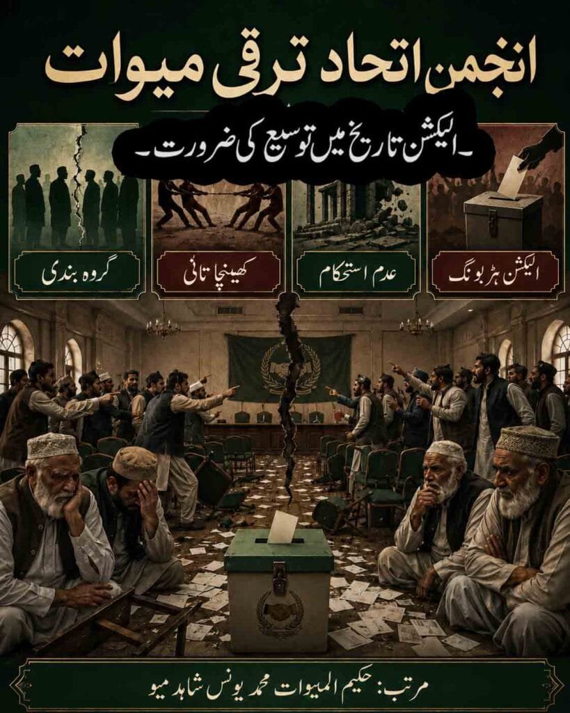 انجمن اتحاد ترقی میوات۔الیکشن تاریخ میں توسیع کی ضرورت۔