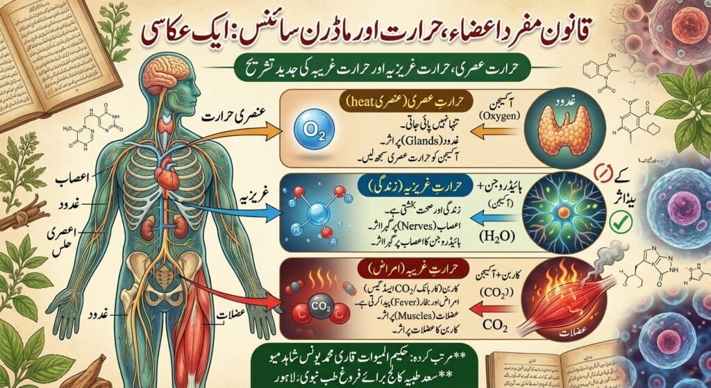 قانونِ مفرد اعضاء، حرارت اور جدید سائنس