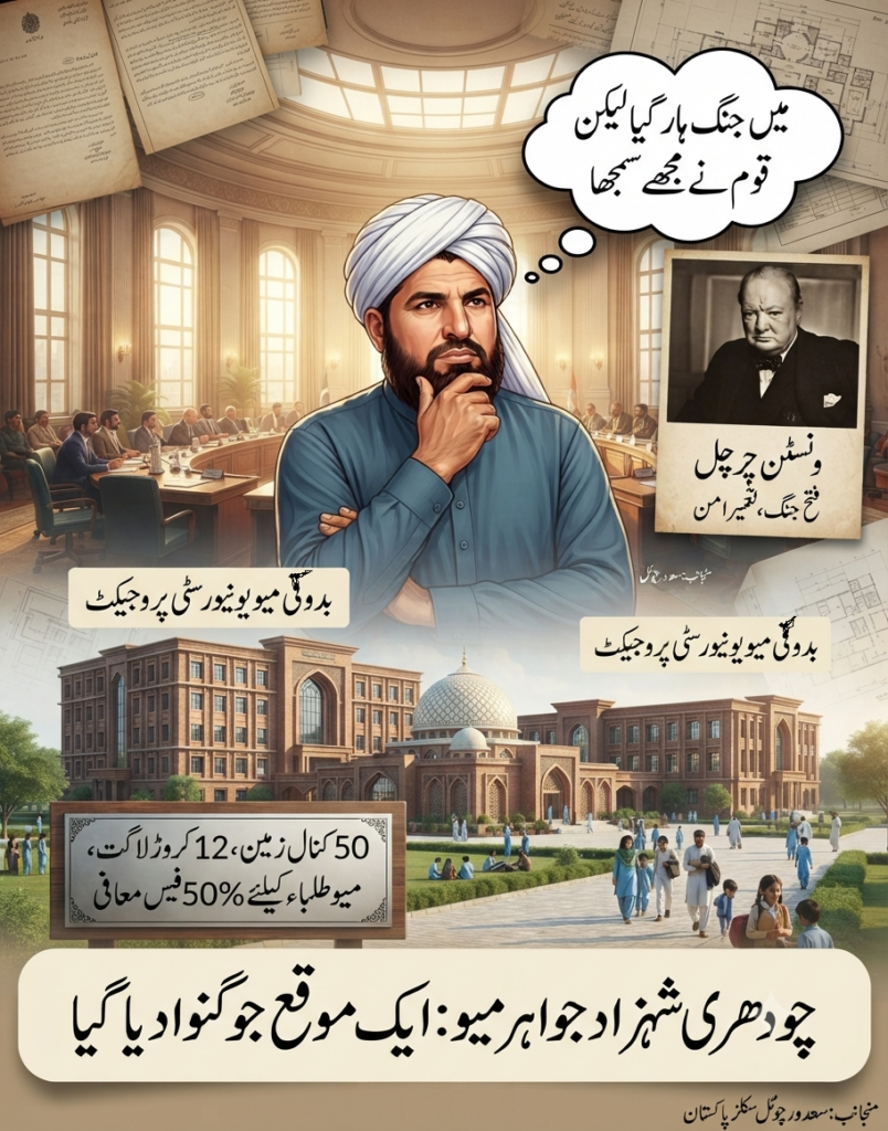 چودھری شہزاد جواہر میو۔جس سے میو قوم فائدہ نہ اٹھاسکی۔