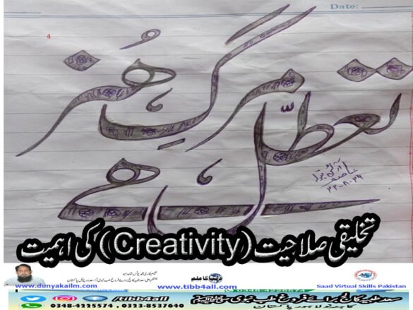 تخلیقی صلاحیت کی اہمیت