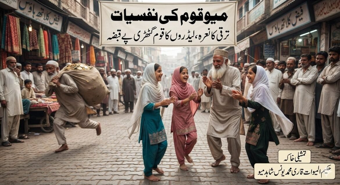 میو قوم کی نفسیات ۔ ترقی کو نعرہ، لیڈر ن کو قوم گٹھڑی پے قبضہ۔2